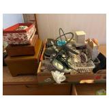 Costume Jewelry and Accessories in Storage Boxes