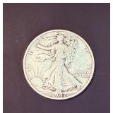 1947 Walking Liberty Half Dollar Coin