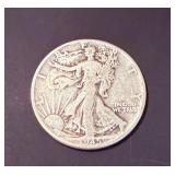 1945 Walking Liberty Half Dollar Coin