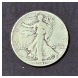 1942 Walking Liberty Half Dollar Coin
