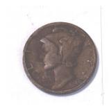 1940 United States Mercury Dime Coin