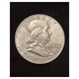 1963-D Franklin Half Dollar Silver Coin