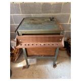 Wooden Table-old table saw