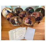 Norman Rockwell Collector Plates Set