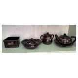 Hand-Painted Ceramic Tea Set, Japan