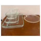 Pyrex Glass Baking and Pie Dishes