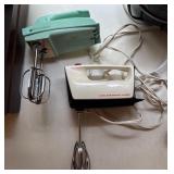 Two Vintage Electric Hand Mixers