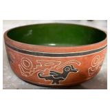Handcrafted Mexican Clay Bowl