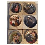 Six Norman Rockwell Collectible Plates