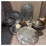 Silver Serveware Decor
