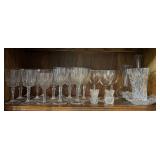 Crystal Stemware and Vase Set