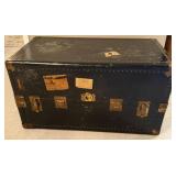 Antique Hartmann Wardrobe Steamer Trunk