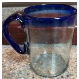 Hand-Blown Glass Pitcher