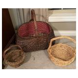 Three Woven Baskets