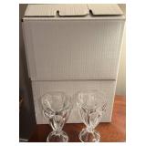 Etched Crystal Goblets