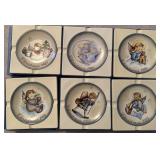 Schmid Christmas Plates Set 1982-1987