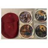 Norman Rockwell Plates Set