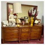 Bassett Furniture Dresser with Mirror