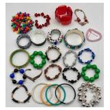 Costume Jewelry Bracelet Lot