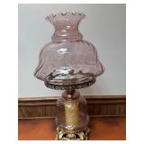 Victorian-style hurricane lamp- 25
