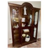 Large Lighted Curio Display Cabinet