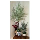 7-Pc Faux Eucalyptus & Foliage Display: 6