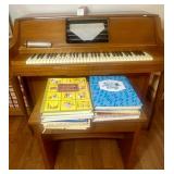 PianoLa Player Piano with Bench and Books