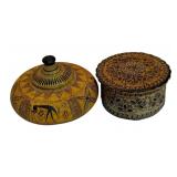 Handmade Decorative Wood & Ceramic Boxes