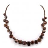 Natural Tigers Iron & Hematite Necklace