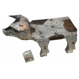 Silver and Milagro Pig Serving Stand