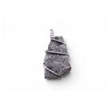Wire-Wrapped Silicon Crystal Pendant