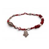 Unfinished Red Coral Necklace