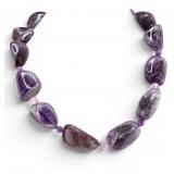 Artisan Amethyst & Chevron Amethyst Necklace