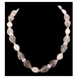 Smokey Quartz and Rose Quartz Necklace
