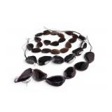Large Size Natural Agate Slice & Smokey Quartz