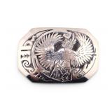 Hopi Sterling Eagle Dancer Belt Buckle