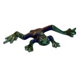 Hand-Painted Ceramic Frog Figurine