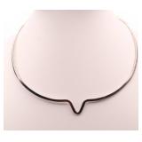 Classic Sterling Silver Collar Neckwire