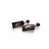 Vtg Siam Sterling Neillo Screw Back Drop Earrings