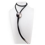 Sterling Tip Indian Head Liberty Nickel Bolo Tie