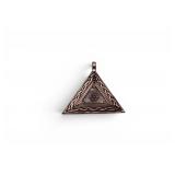 Sterling Silver Triangle Filigree Pendant