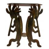 Kokopelli-Themed Metal Stand
