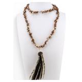 Natural Picture Jasper Chip Necklace