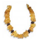 Large Nugget Amber/ Copal Statement Necklace