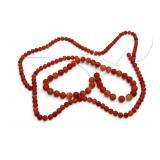 3 Strands: Frosted Natural Carnelian
