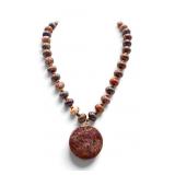 Rare Pietersite Necklace With Sterling Clasp