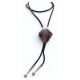 Charlie Mike Yazzie Sterling Inlay Bolo