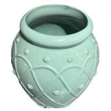 Green Ceramic Vase With Texture