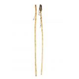 Lot of 2: Handcrafted Soto Cactus Walking Sticks