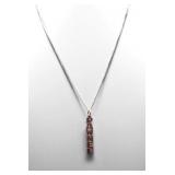 Solid Sterling Silver PAWNEE Pendant Necklace